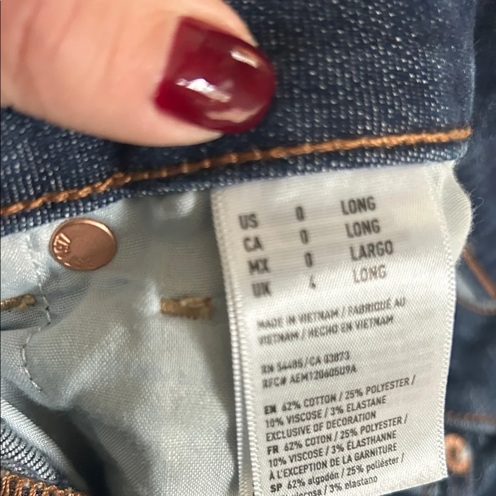 American Eagle Outfitters Dark Blue Denim Mini Skirt - Picture 8 of 8